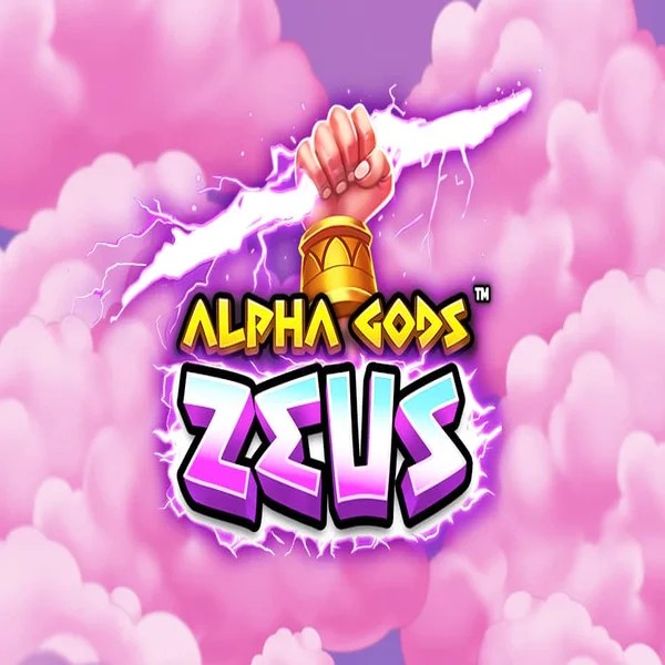 Alpha Gods Zeus logo – Slots by PearFiction Studios at Scored Casino