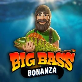Big Bass Bonanza slot logo by Pragmatic Play at Scored Casino
