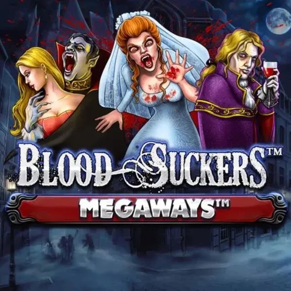 Blood Suckers Megaways logo – Slots by Red Tiger Gaming at Scored Casino