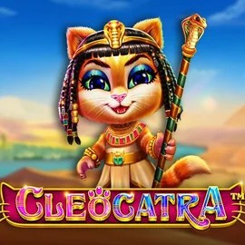 Cleocatra online game logo by Pragmatic Play on casinoscored.org