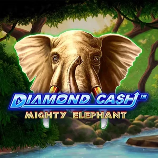 Diamond Cash Mighty Elephant slot visual from Greentube available on casinoscored.org