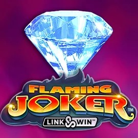 Flaming Joker Link and Win by Barstruck, showcased at casinoscored.org – game logo