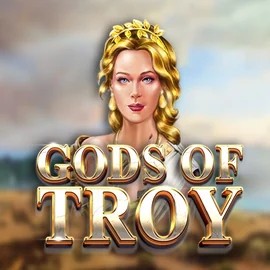 Gods of Troy logo by Red Tiger Gaming Scored Casino
