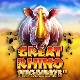 Great Rhino Megaways logo – Slots by Pragmatic Play at Scored Casino