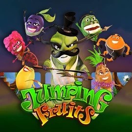 Jumping Fruits slot visual from Wazdan available on casinoscored.org