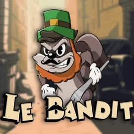 Le Bandit online game logo by Hacksaw Gaming on casinoscored.org
