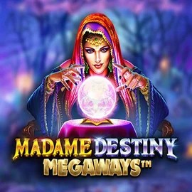 Madame Destiny Megaways slot visual from Pragmatic Play available on casinoscored.org