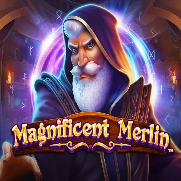 Magnificent Merlin casino game by Greentube – featured logo at Scored Casino