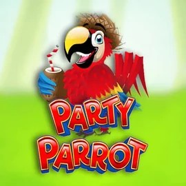 Official Slots logo: Party Parrot by Rival at Scored Casino