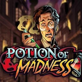 Potion of Madness slot logo by Play'n GO at Scored Casino