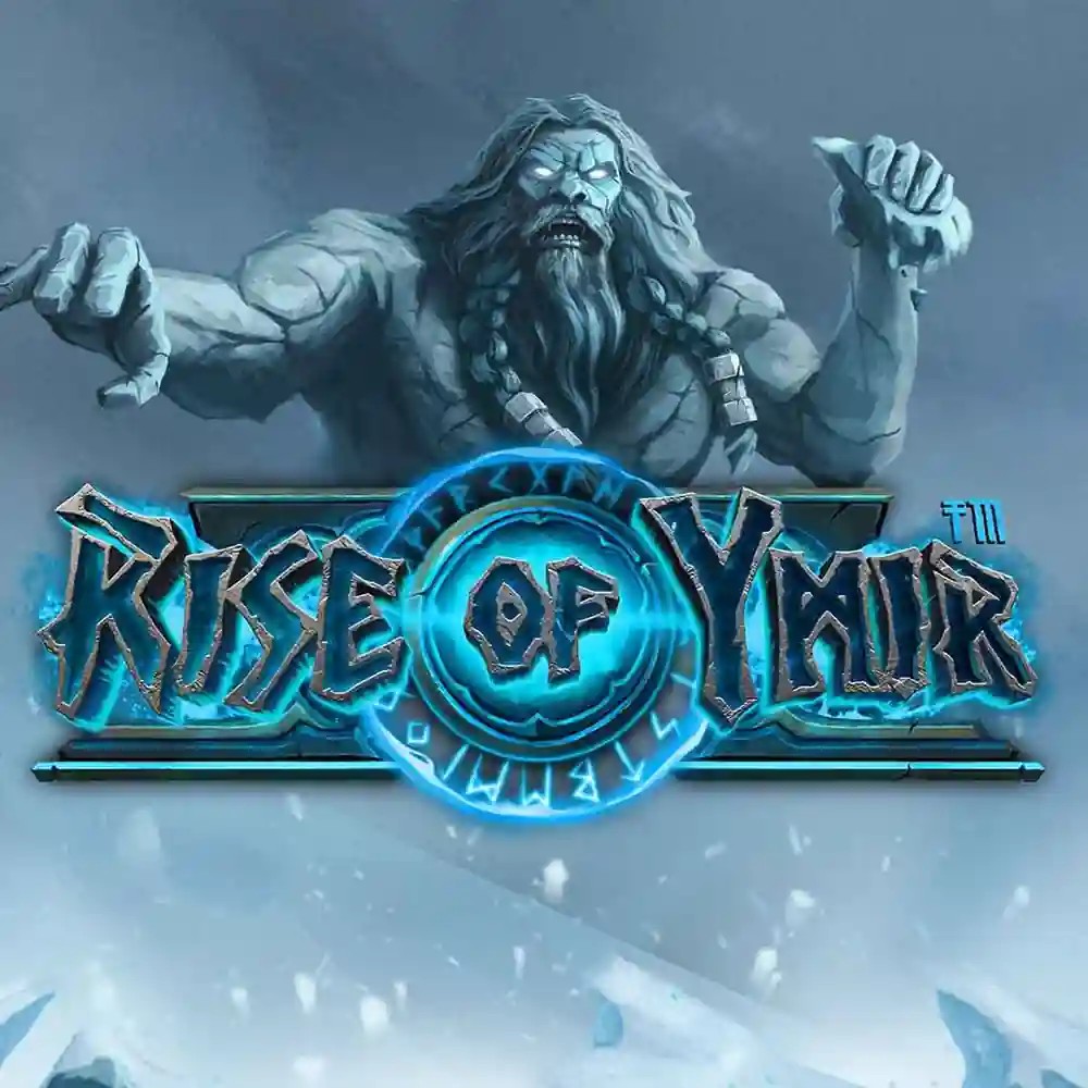 Rise of Ymir logo by Hacksaw Gaming Scored Casino