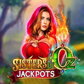 Sisters Of Oz Jackpots logo by Triple Edge Studios at Scored Casino