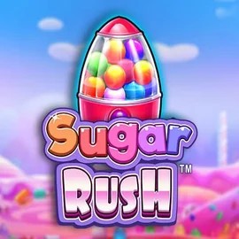 Sugar Rush by Pragmatic Play, showcased at casinoscored.org – game logo