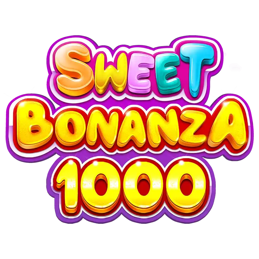 Logo of Sweet Bonanza 1000 from Pragmatic Play at Scored Casino