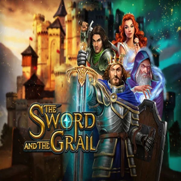 The Sword and the Grail logo by Play'n GO Scored Casino